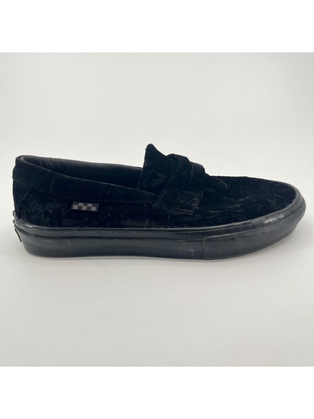 Vans Skate Style 53 Mens Size 7 Triple Black Athletic Slip On Shoes Sneakers